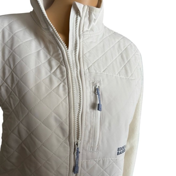 Eddie Bauer Women's Mixed Media Fleece Jacket - Picture 8 of 13